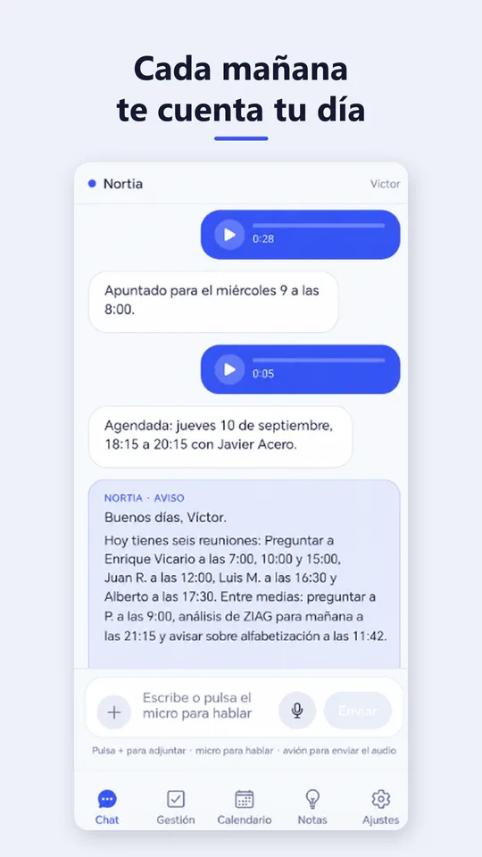 NortIA: cada mañana te cuenta tu día